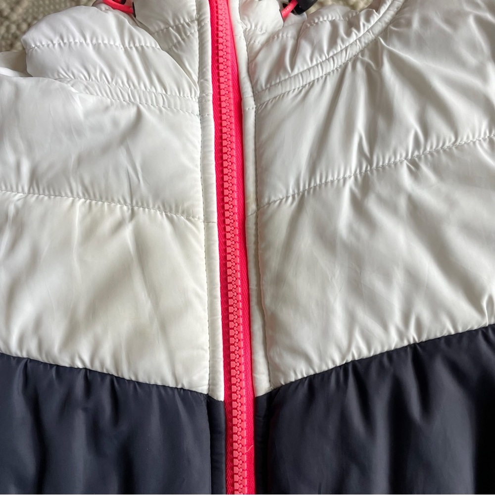 Superdry Team Fuji Hybrid Colour Block Zip Hoodie In Pink | Size 8 - Picture 13 of 14